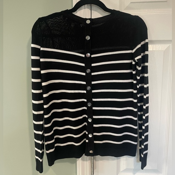 John + Jenn by Line, Calida Stripe Sweater in Day and Night - Picture 9 of 14